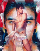 2015 gallery of Paintings by Donald Rizzo Gay Abstract Art Gay Male Art