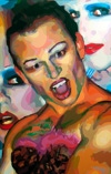  The Lonely The Forgotten and The Outcast  Gallery of Acrylic on canvas original art work by San Francisco / Atlanta gay male artist Donald Rizzo
