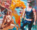 psychotic echos Fiction, Fantasy or Actuality Gallery of Acrylic on canvas original art work by San Francisco / Atlanta gay male artist Donald Rizzo